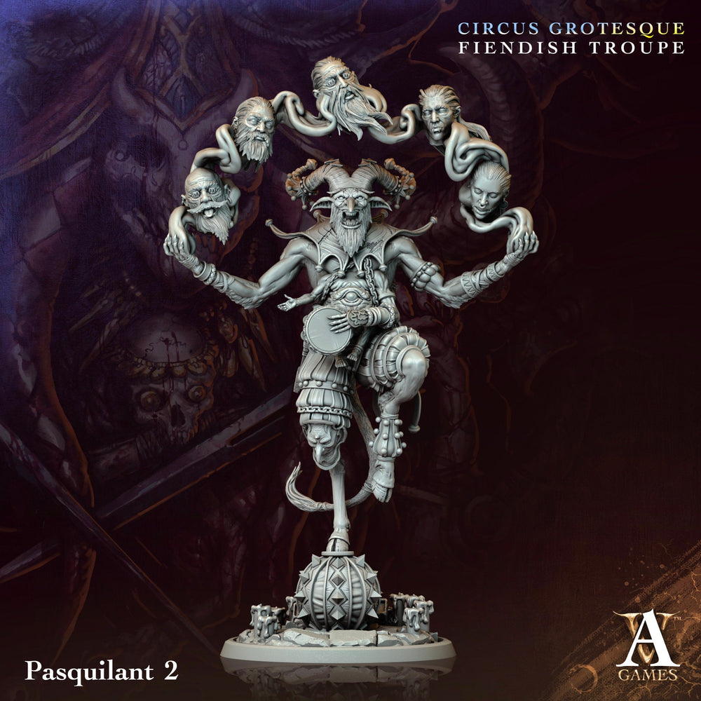 3D Printed Archvillain Games Pasquilant Circus Grotesque Fiendish Troupe 28 32mm D&D (Online Only)