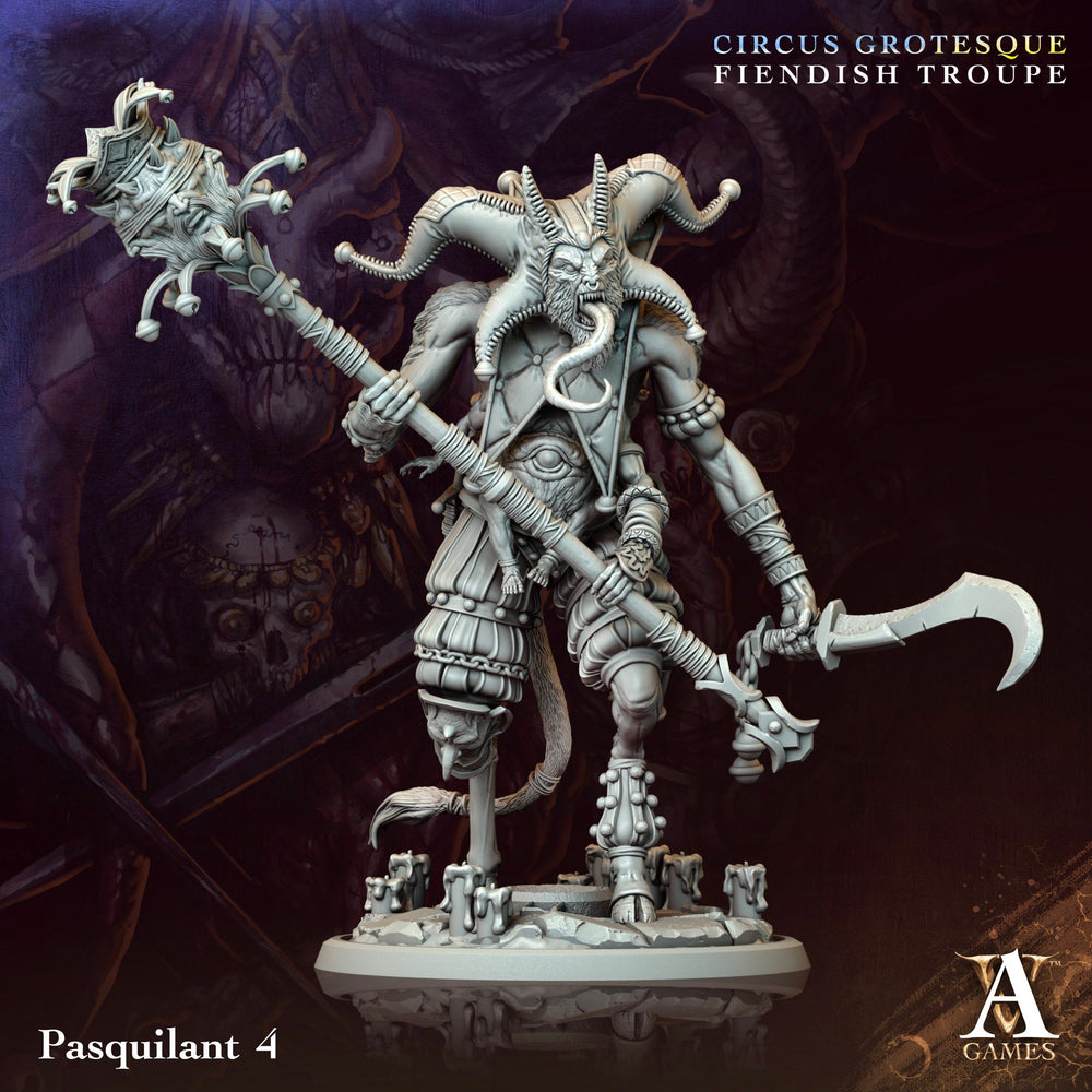 3D Printed Archvillain Games Pasquilant Circus Grotesque Fiendish Troupe 28 32mm D&D (Online Only)