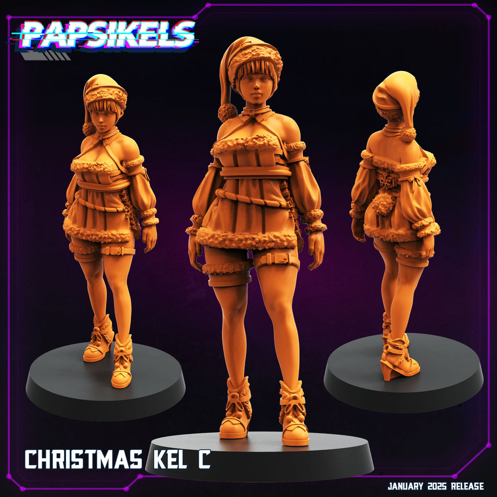 3D Printed Papsikels Christmas Kel C January 2025 - Cyberpunk 28mm 32mm (Online Only)