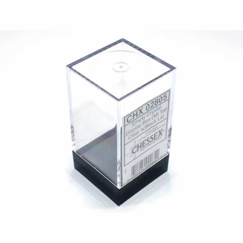 CHX02805 Plastic Figure Display Box Medium Tall (1.5in x 1.5in x 2.75in) (ONLINE ORDER ONLY)