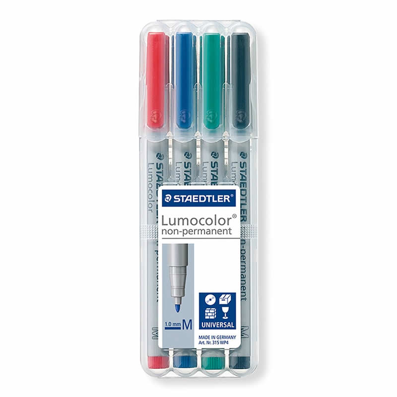 CHX03154 Water Soluble Mat Markers 4-Pack Chessex (ONLINE ORDER ONLY)