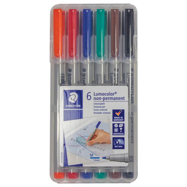 CHX03156 Water Soluble Mat Markers 6-Pack Chessex (ONLINE ORDER ONLY)
