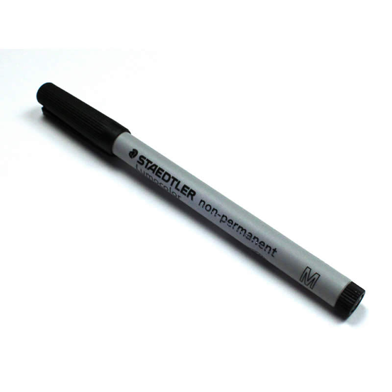 CHX03159 Black Medium Round Tip Washable Marker Chessex (ONLINE ORDER ONLY)