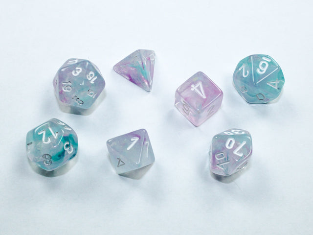 Chessex: Mini Polyhedral Dice set - Nebula (Online Order Only)