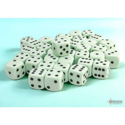 CHX25865 Green Pastel D6 Dice with Black Pips 12mm (1/2in) Pack of 36 Dice (ONLINE ORDER ONLY)