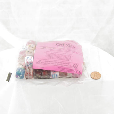 CHX29013 Assorted Loose Heart D6 Dice 16mm (5/8in) Bag of 50 Dice Chessex (ONLINE ORDER ONLY)