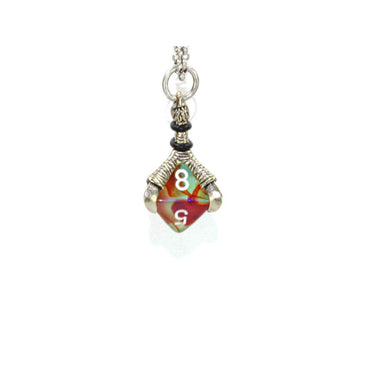CHX53103 Old Silver Dice Pendant D8 (ONLINE ORDER ONLY)