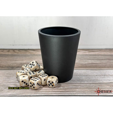 CHX89008 Black Flexible Dice Cup Chessex (ONLINE ORDER ONLY)