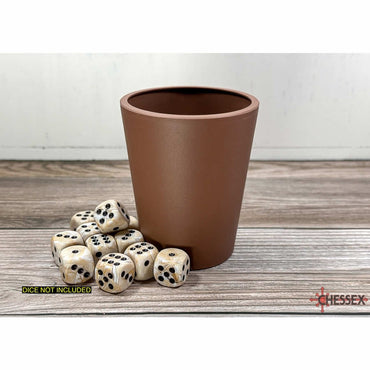 CHX89009 Brown Flexible Dice Cup Chessex (ONLINE ORDER ONLY)