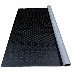 CHX97680 Reversible Megamat Black and Grey with 1in Hexes (34 1/2 x 48 inches) Chessex (ONLINE ORDER ONLY)