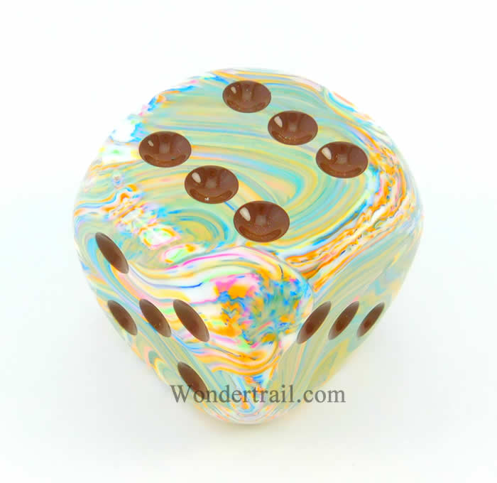 CHXDF5061 Vibrant Festive Die with Brown Pips D6 50mm (1.97in) Pack of 1 (ONLINE ORDER ONLY)