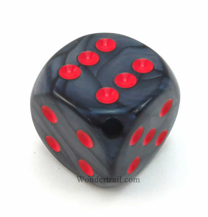 CHXDL5028 Black Velvet Die with Red Pips D6 50mm (1.97in) Pack of 1 (ONLINE ORDER ONLY)