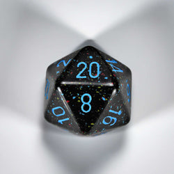 CHXXS2001 Blue Stars Speckled Die Blue Numbers D20 34mm Pack of 1 (ONLINE ORDER ONLY)