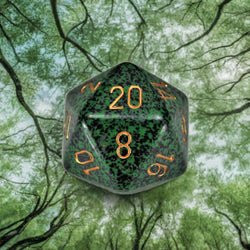 CHXXS2002 Golden Recon Speckled Die Gold Numbers D20 34mm Pack of 1 (ONLINE ORDER ONLY)