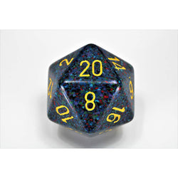 CHXXS2006 Twilight Speckled Die Yellow Numbers D20 34mm Pack of 1 (ONLINE ORDER ONLY)