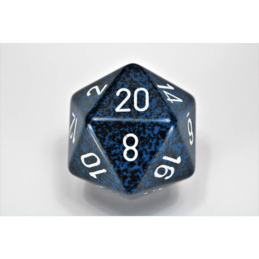 CHXXS2091 Stealth Speckled Die White Numbers D20 34mm Pack of 1 (ONLINE ORDER ONLY)