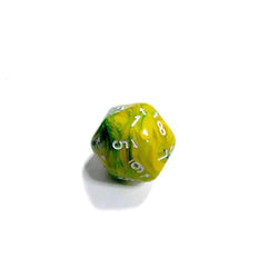 CHXXVUD15 Dandelion Vortex Countup and Down Die with White Numbers D20 25mm (1in) Pack of 1 (ONLINE ORDER ONLY)