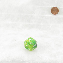 CHXXVUD15 Dandelion Vortex Countup and Down Die with White Numbers D20 25mm (1in) Pack of 1 (ONLINE ORDER ONLY)