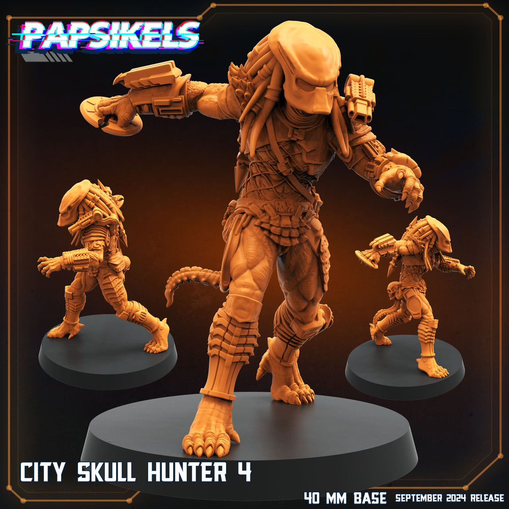3D Printed Papsikels City Skull Hunter Set SEPTEMBER 2024 SCIFI 28mm 32mm (Online Only)