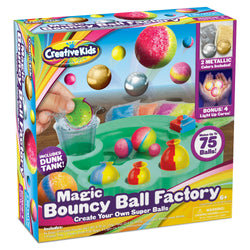 Magic Bouncy Ball Factory Set - Make 75 Stunning DIY Bouncy Balls, Including Light-Up Magic Balls! (ONLINE ORDER ONLY)