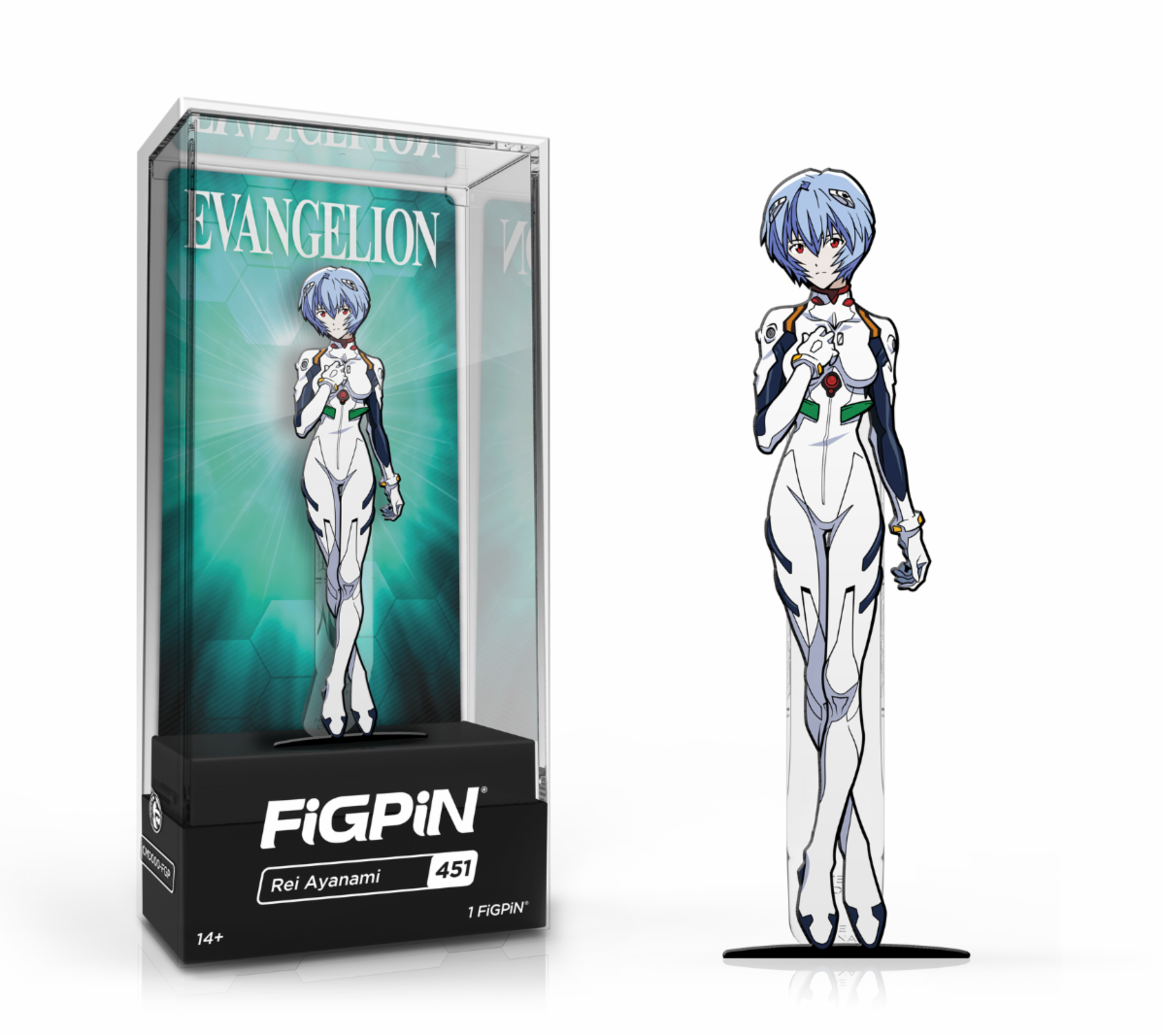 FiGPiN: Evangelion - Rei Ayanami #451 (ONLINE ORDER ONLY)