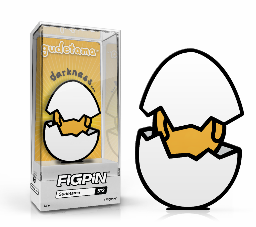FiGPiN: Gudetama - Gudetama (Darkness) #512 (ONLINE ORDER ONLY)