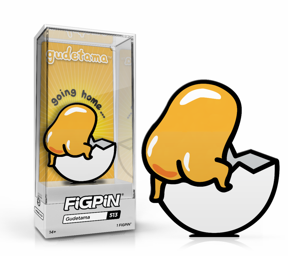 FiGPiN: Gudetama - Gudetama (Going Home) #513 (ONLINE ORDER ONLY)