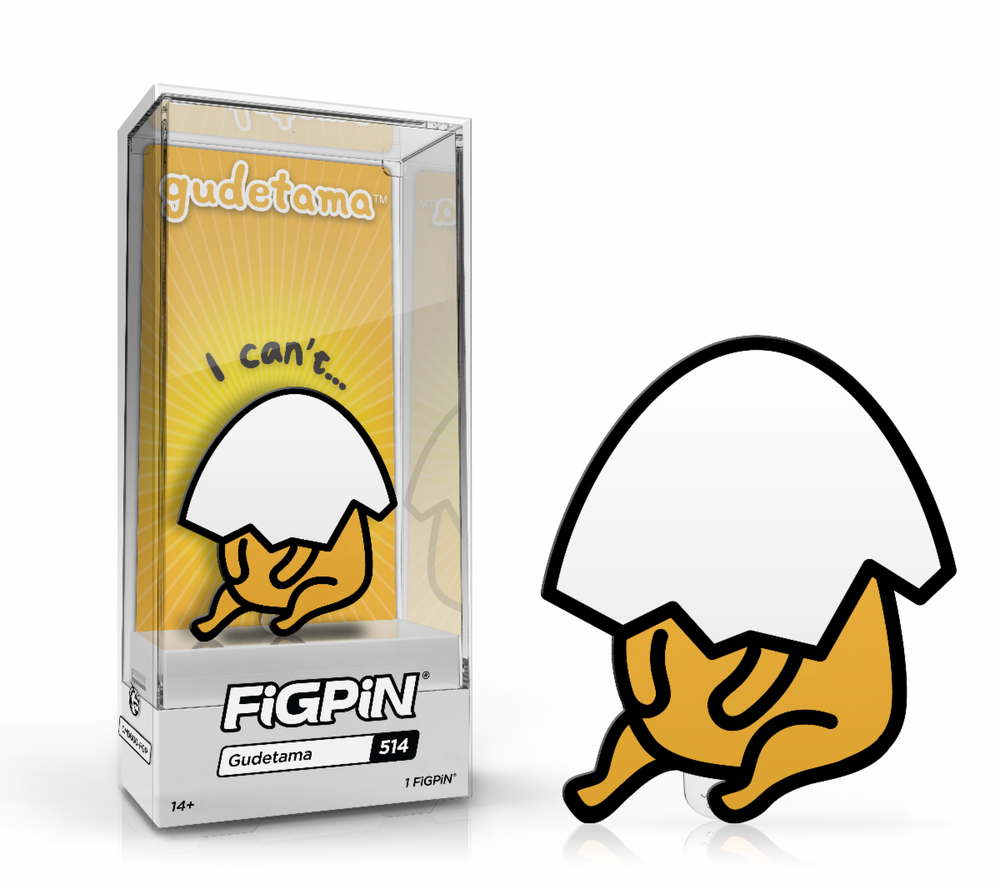 FiGPiN: Gudetama - Gudetama (I Can't) #514 (ONLINE ORDER ONLY)