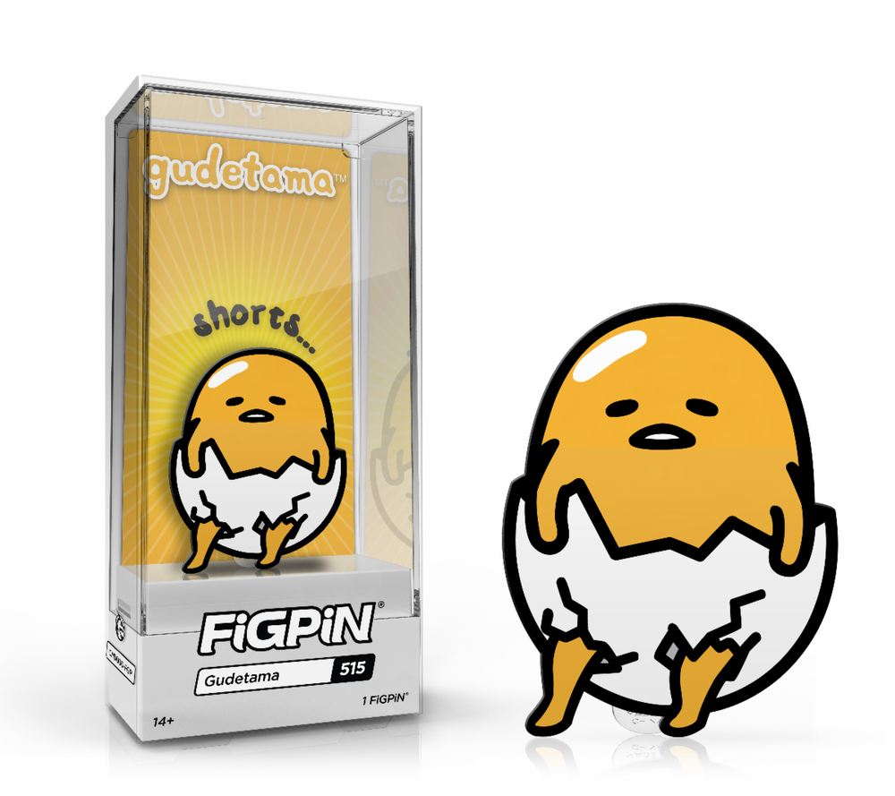 FiGPiN: Gudetama - Gudetama (Shorts) #515 (ONLINE ORDER ONLY)