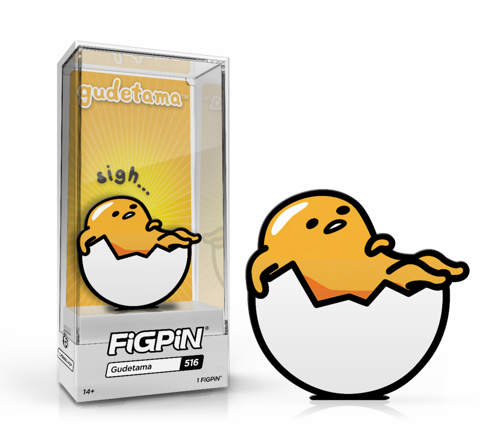 FiGPiN: Gudetama - Gudetama (Sigh) #516 (ONLINE ORDER ONLY)