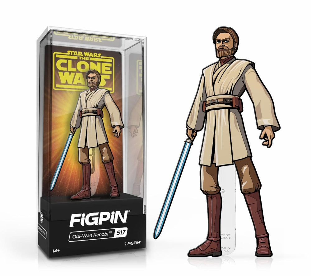 FiGPiN: Star Wars: The Clone Wars - Obi-Wan Kenobi #517 (ONLINE ORDER ONLY)