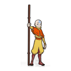 FiGPiN: Avatar The Last Airbender - Aang #614 (ONLINE ORDER ONLY)
