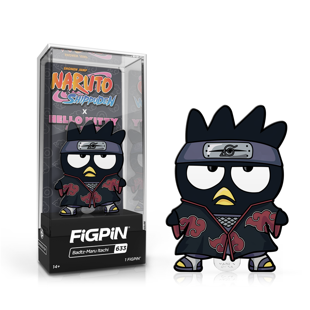 FiGPiN: Naruto x Hello Kitty - Badtz-Maru Itachi #633 (ONLINE ORDER ONLY)
