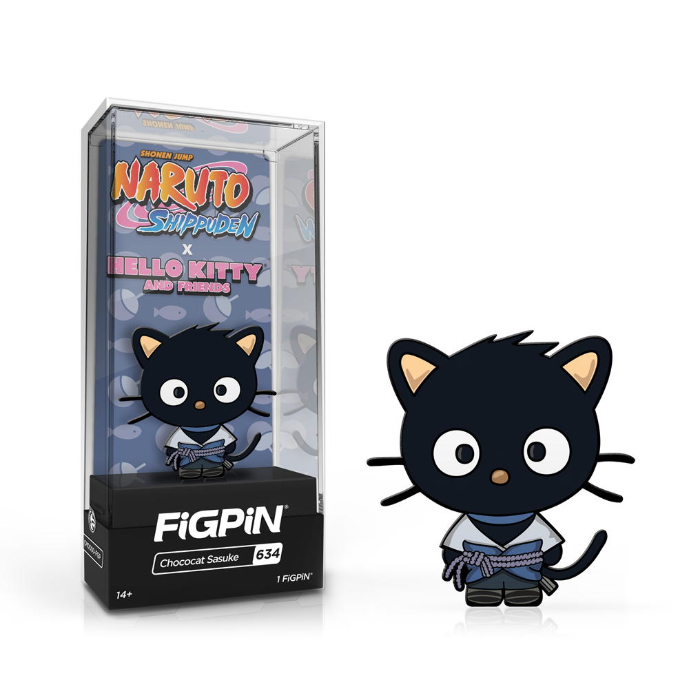 FiGPiN: Naruto x Hello Kitty - Chococat Sasuke #634 (ONLINE ORDER ONLY)