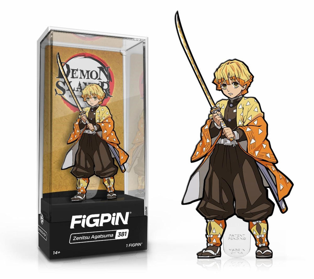 FiGPiN: Demon Slayer: Kimetsu no Yaiba - Zenitsu Agatsuma #381 (ONLINE ORDER ONLY)