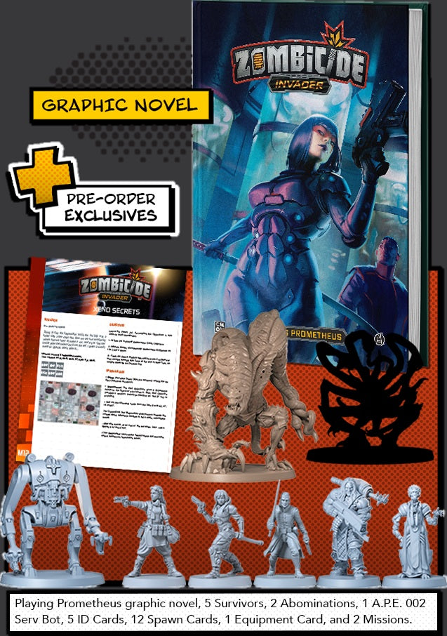Zombicide: Invader - Playing Prometheus with Pre-order Exclusives (ONLINE ORDER ONLY)