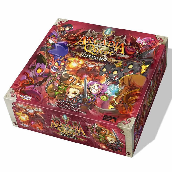 CMNAQ018 Arcadia Quest Inferno Board Game Cool Mini or Not (ONLINE ORDER ONLY)