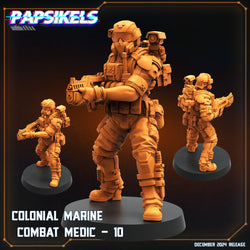 3D Printed Papsikels Colonial Marine Combat Medic Team Dec. 2024 SciFi 28mm 32mm (Online Only)
