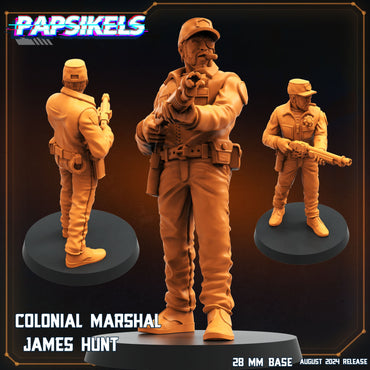 3D Printed Papsikels August 2024 Scifi Colonial Marshal Set 28mm 32mm (Online Only)