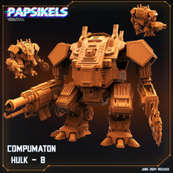 3D Printed Papsikels Compumaton Hulk Set JUNE 2024 SCIFI 28mm 32mm (Online Only)