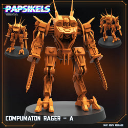 3D Printed Papsikels Compumaton Rager Set Democracy Troopers Bugs and Bots 28mm 32mm (Online Only)
