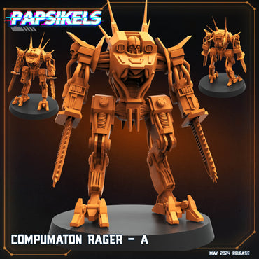 3D Printed Papsikels Compumaton Rager Set Democracy Troopers Bugs and Bots 28mm 32mm (Online Only)