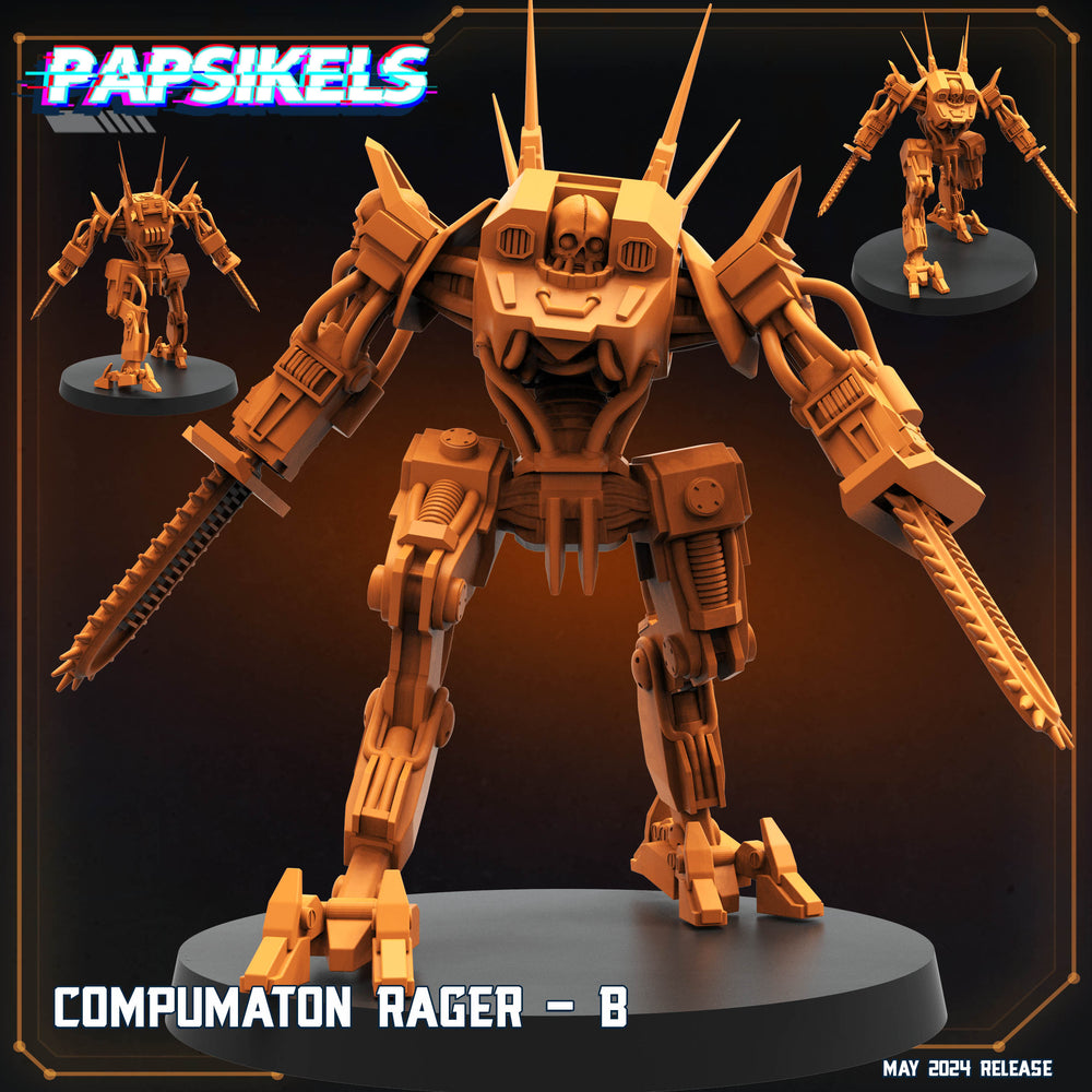 3D Printed Papsikels Compumaton Rager Set Democracy Troopers Bugs and Bots 28mm 32mm (Online Only)