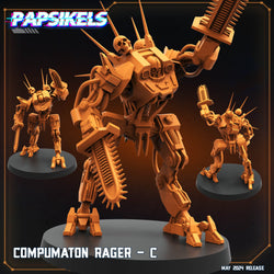 3D Printed Papsikels Compumaton Rager Set Democracy Troopers Bugs and Bots 28mm 32mm (Online Only)