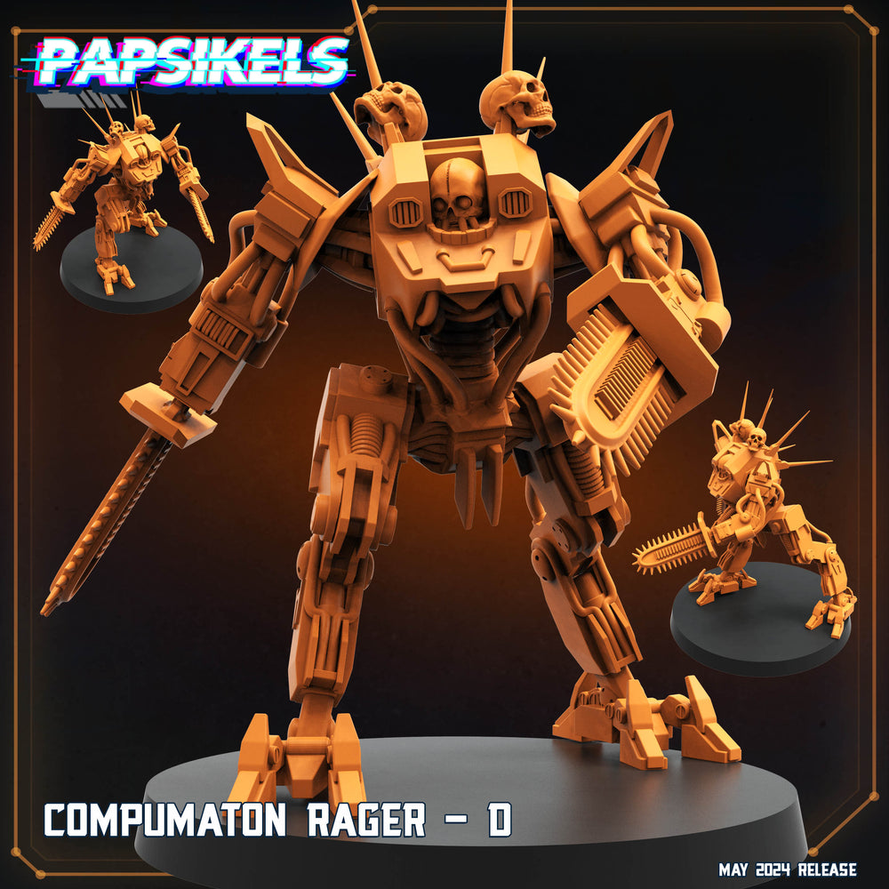 3D Printed Papsikels Compumaton Rager Set Democracy Troopers Bugs and Bots 28mm 32mm (Online Only)