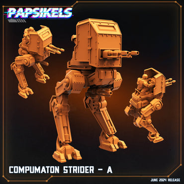 3D Printed Papsikels Compumaton Strider Set JUNE 2024 SCIFI 28mm 32mm (Online Only)