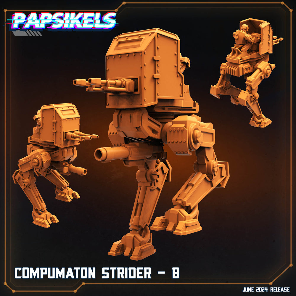 3D Printed Papsikels Compumaton Strider Set JUNE 2024 SCIFI 28mm 32mm (Online Only)