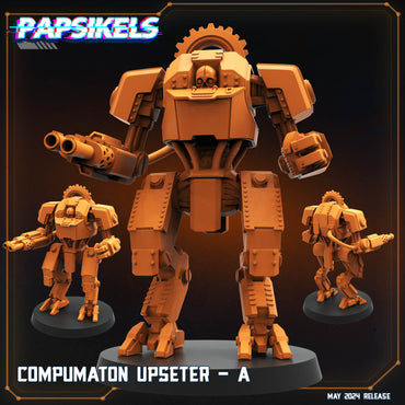 3D Printed Papsikels Compumaton Upseter Set Democracy Troopers Bugs and Bots 28mm 32mm (Online Only)