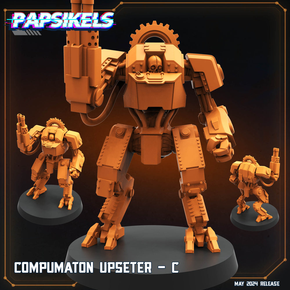 3D Printed Papsikels Compumaton Upseter Set Democracy Troopers Bugs and Bots 28mm 32mm (Online Only)