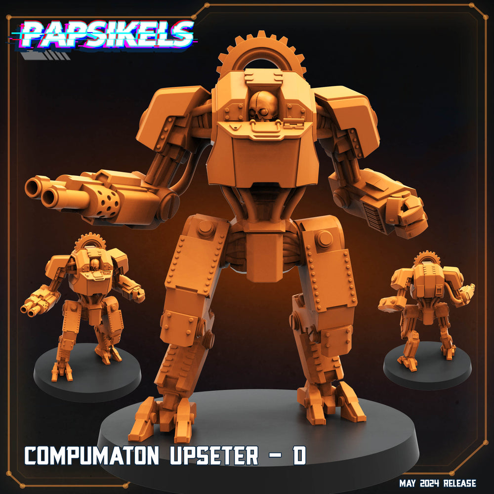 3D Printed Papsikels Compumaton Upseter Set Democracy Troopers Bugs and Bots 28mm 32mm (Online Only)